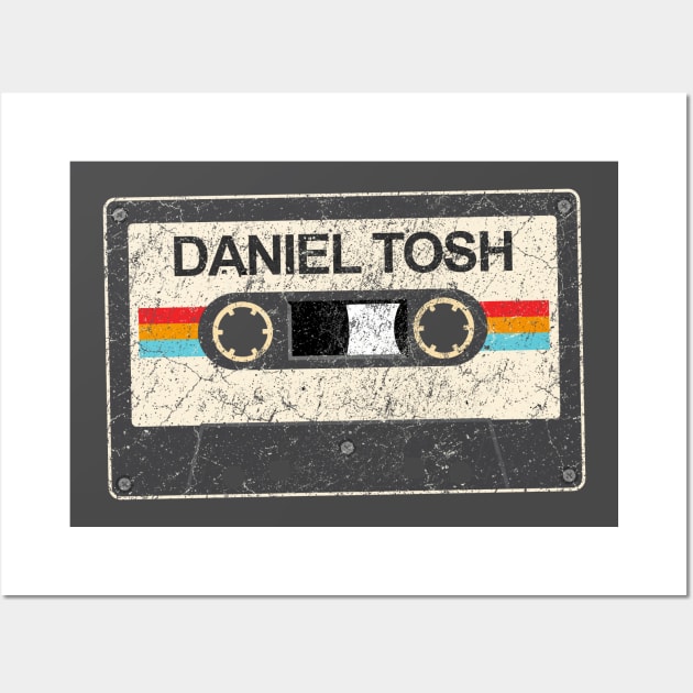 kurniamarga vintage cassette tape Daniel Tosh Wall Art by kurniamarga.artisticcolorful